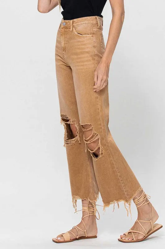 90's Vintage Crop Flares