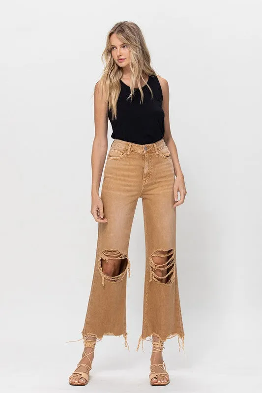 90's Vintage Crop Flares