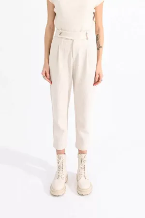Corduroy Pants in Off White