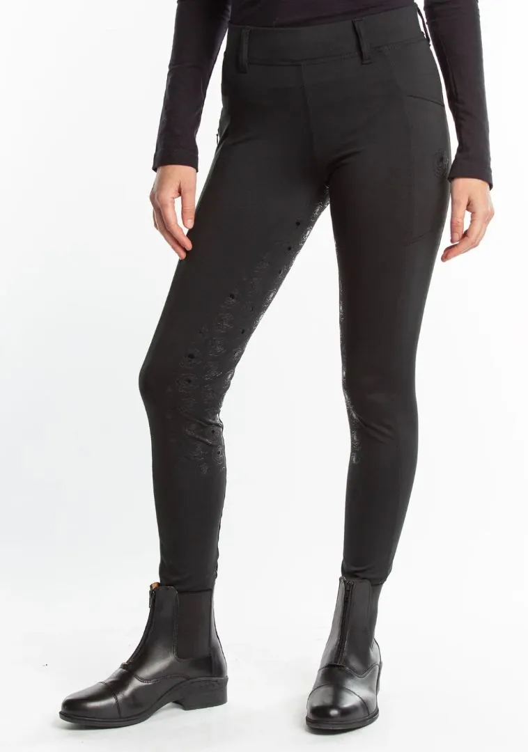 Hannah Childs Danielle Full Seat Riding Tight Pitch Black Medium New w/Tags