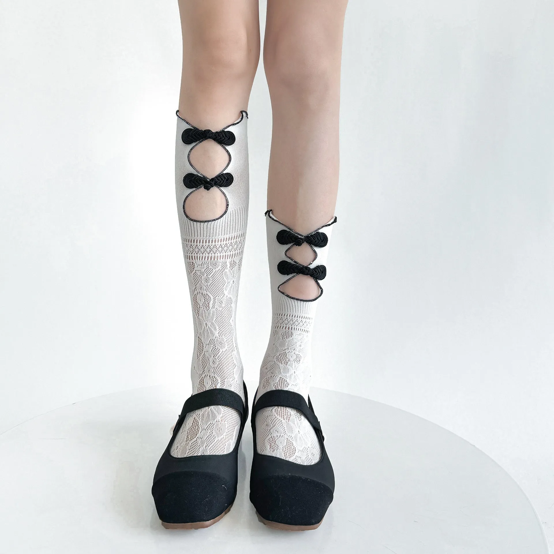 Lolita Amine Girly Kawaii  Bow Socks