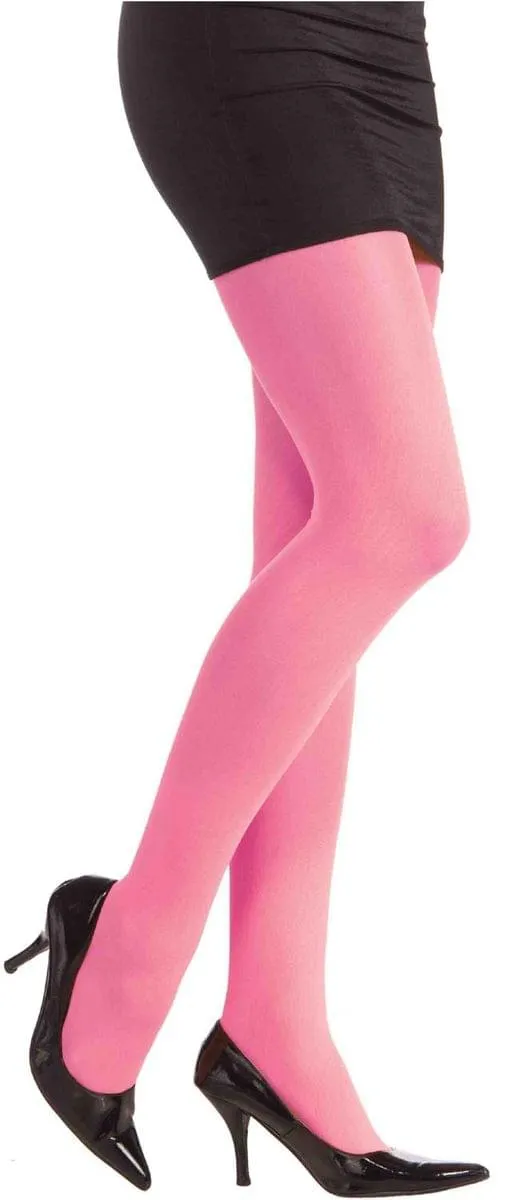 Orange Neon Tights Adult Costume Accessory