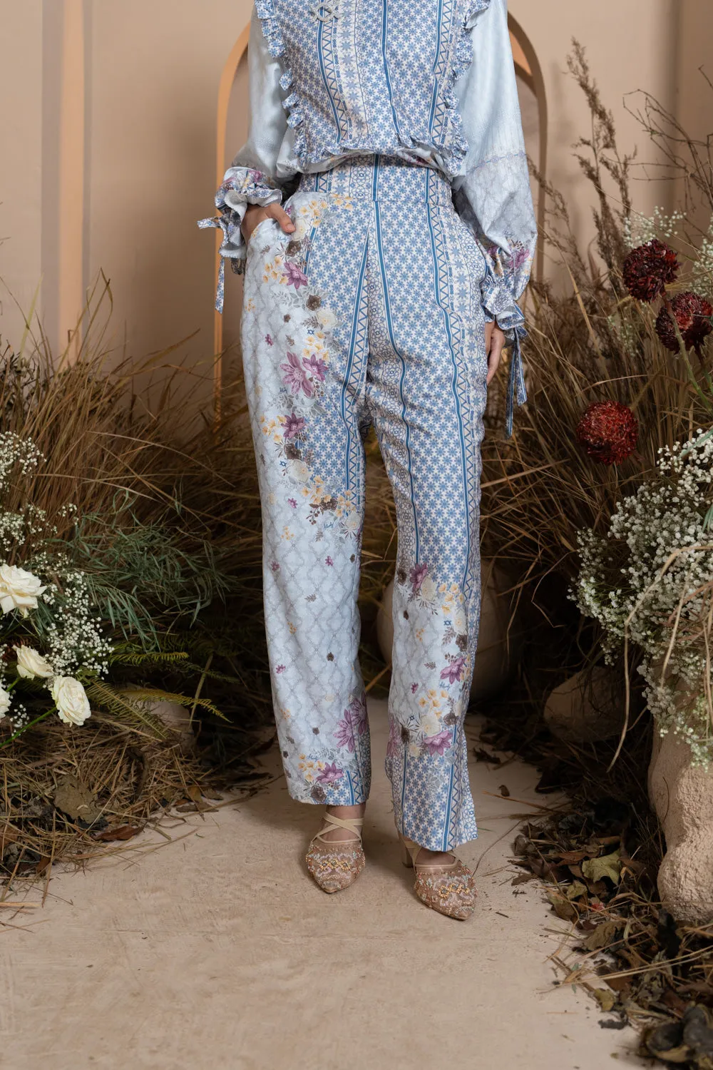 Pre Order - Mariri Pants Serene Azure