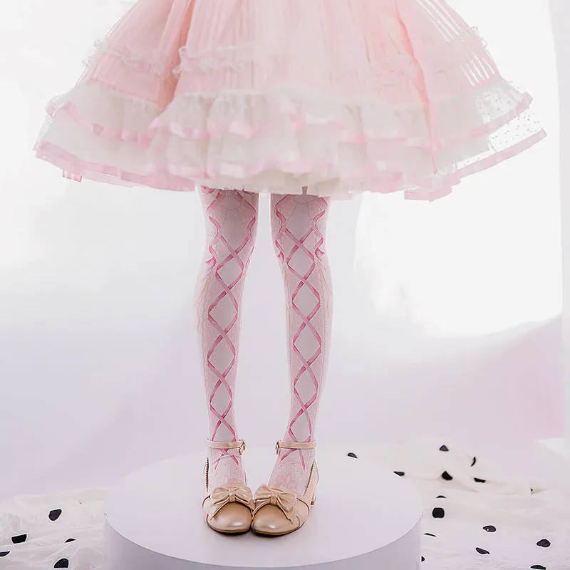 Roji roji~120D Velvet Sweet Lolita Tights