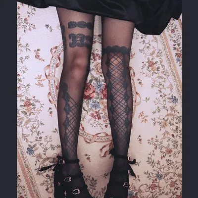 Ruby Rabbit~20D Velvelt Lolita Tights Collection