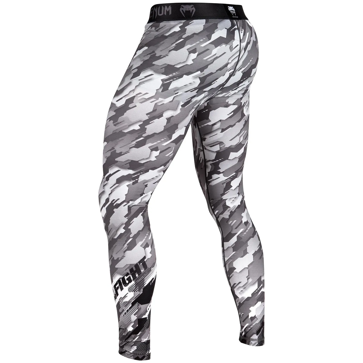 Venum Tecmo Compression Tights - Black/Grey