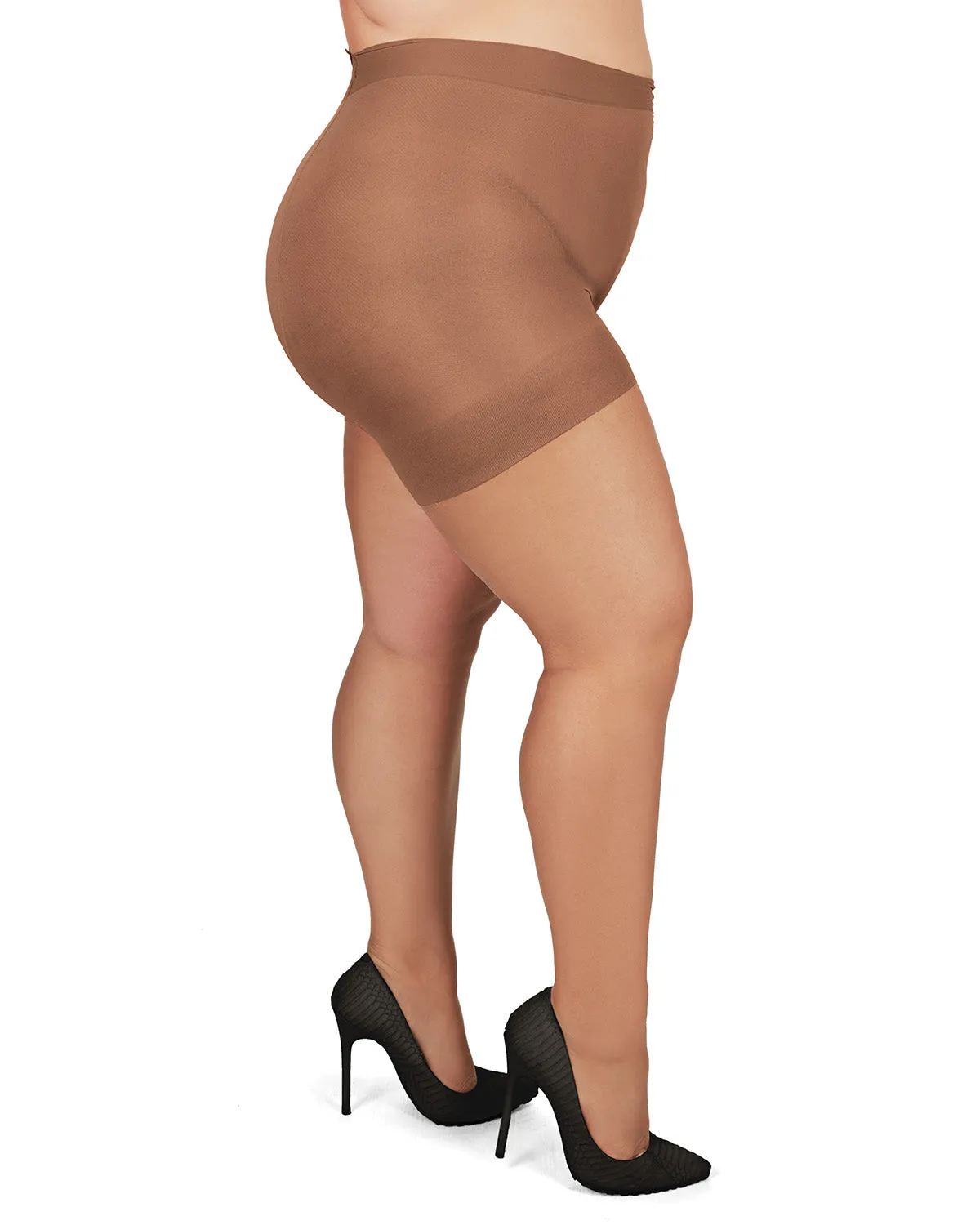 Women's Curvy All Day Sheer Control Top Pantyhose
